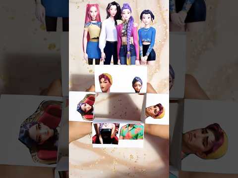 K-pop Demon Hunters👿#diy #kpop #demonhunters #shortsvideo #shorts #papercraft