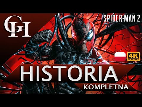 SPIDER-MAN 2 [ GROWY FILM DUBBING PL ] KOMPLETNA HISTORIA Z GRY [KINOWY GAMEPLAY/CUTSCENKI] FILM 4K