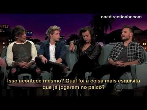 One Direction fala sobre a turnê e o Brasil no "The Late Late Show" (LEGENDADO)