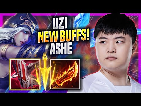 UZI DOMINATING ASHE WITH NEW BUFFS! - Uzi Plays Ashe ADC vs Senna! | Season 2023