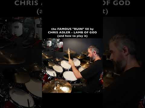 HOW TO PLAY THE FILL OF “RUIN” by LAMB OF GOD - CHRIS ADLER