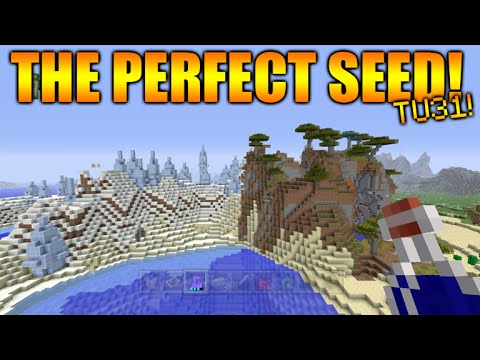 ECKOSOLDIER - ★Minecraft Xbox 360/PS3: TU31 The Perfect Seed - All NEW Biomes On seed + Rare M Type Biomes★