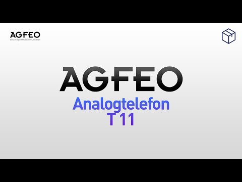 AGFEO T11 - DAS analoge Telefon
