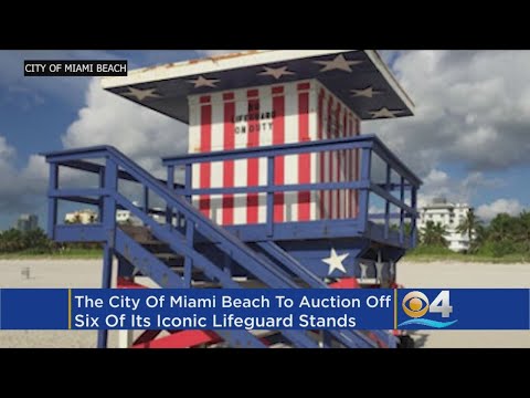 City Of Miami Beach To Auction Off Iconic Lifeguard Stands