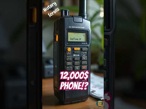 The First Mobile Phone Was a Brick?! 📱 Tech History in 60s #shorts