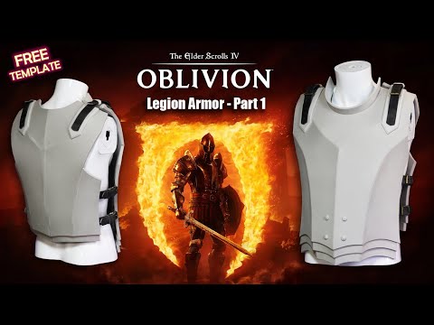 How to Make Knight Chest Armor for Cosplay - DIY EVA Foam Armor Tutorial for Oblivion Skyrim Part 1