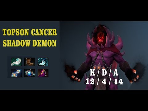 Topson Mid Shadow Demon Nonstop Shadow Poison - Dota 2 7.19d