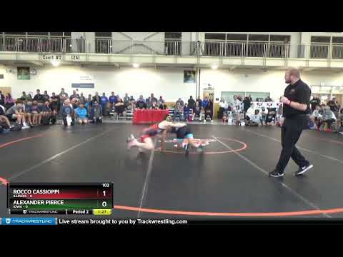 102 Lbs Round 1 (8 Team) - Rocco Cassioppi, Illinois Vs Alexander Pierce, Iowa 7816