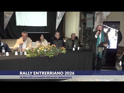 Conferencia de prensa 4° fecha del Rally Entrerriano Hernández 2026