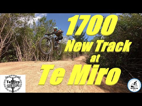 1700 New track at Te Miro mountain bike park.