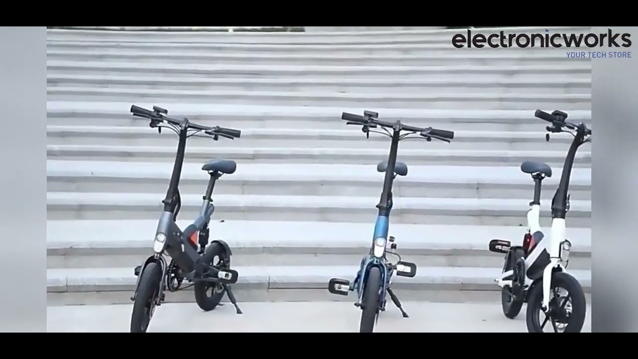 ElectronicWorks AiO-2 - Elektrische Fiets voor Volwassenen- 250KW - 25km/h - 10Ah