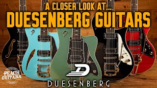 Video thumbnail for A Closer Look At...Duesenberg Guitars by Peach Guitars