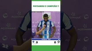 Paysandu Campeãoo !!! Paysandu x Remo #futebolparaense #remo #paysandu #paraense
