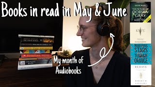 Books I read in may and June this year | my month of listening to audiobooks | book recommendations