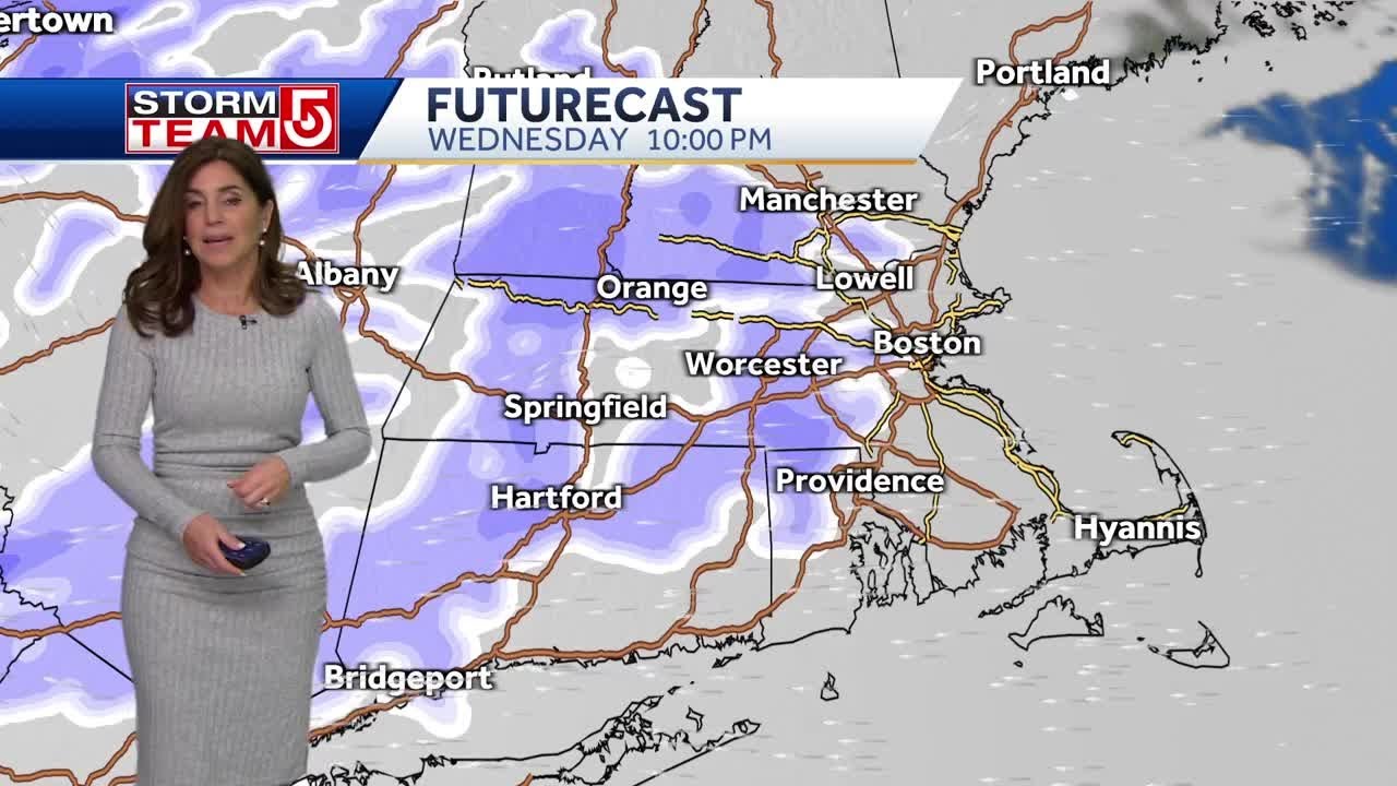Video: Snow, icy mix arrives late tonight