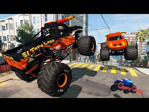 EL TORO LOCO MONSTER JAM MADNESS | Who's The Best El Toro Loco? - BeamNG Drive