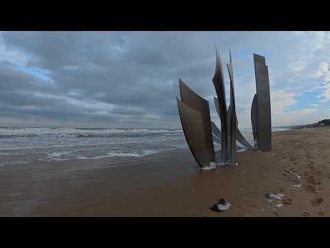 #0038 #Normandy - We pause at Omaha Beach