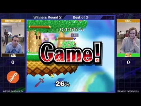 Event Match 24: Ultimascout (Marth, Fox) vs SluG (Fox) - Winners Round 2