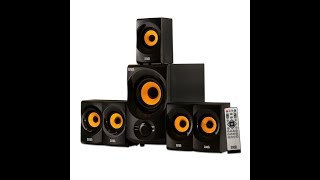 Video thumbnail for Acoustic Audio AA5170 Home Theater 5 1 Bluetooth Speaker System 700W with Powered Sub by BIG DISCOUNT