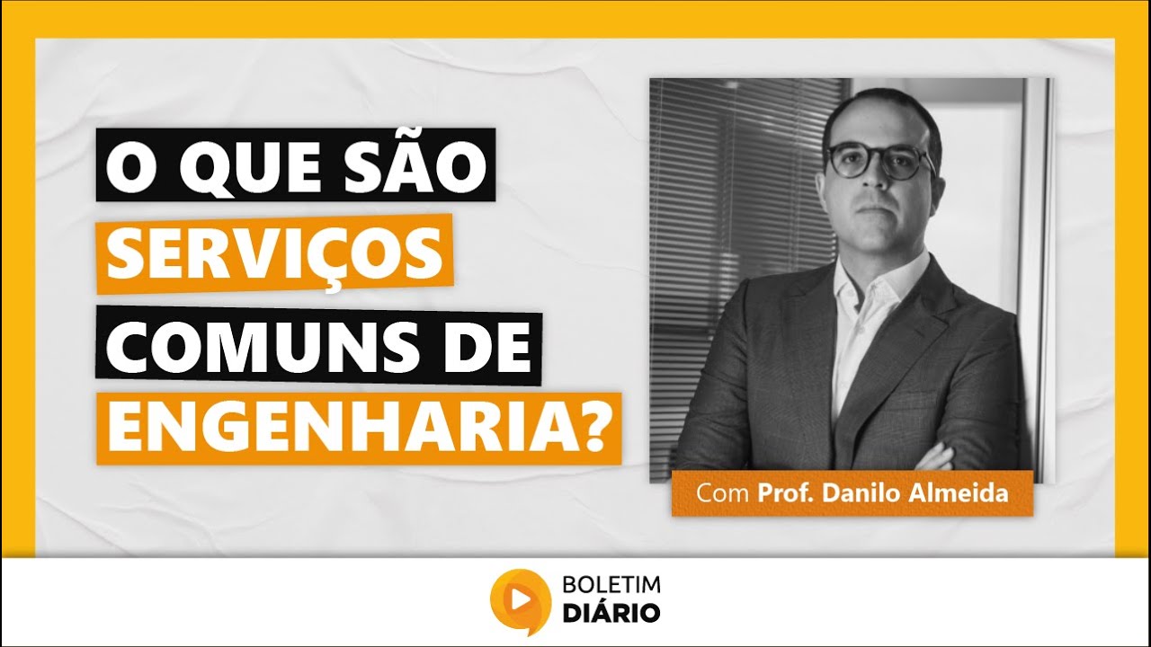 #442 O que são serviços comuns de engenharia?