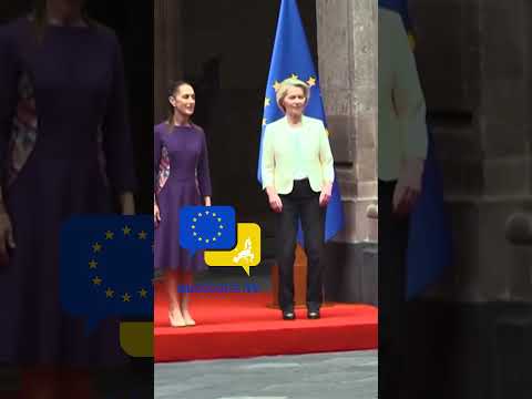 Video Thumbnail: 🇲🇽 Mexican Anthem Welcomes EU Leaders at National Palace for EU–Mexico Summit