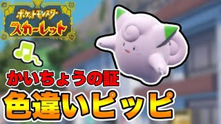 満月イベントでかいちょうの証付き色違いピッピをゲットする男　【ポケモンSV】