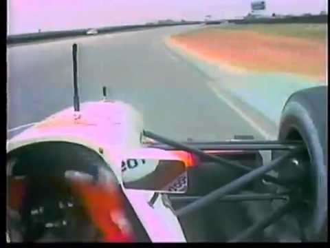Onboard Aguri Suzuki at Snetterton - 1992 (Footwork FA13 tests)