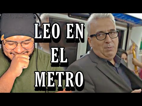 LEO HARLEM MONOLOGO EN EL METRO DE MADRID | MEXICANO REACCIONA