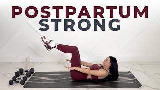 20-Min Postpartum Workout! Legs and Glutes Builder