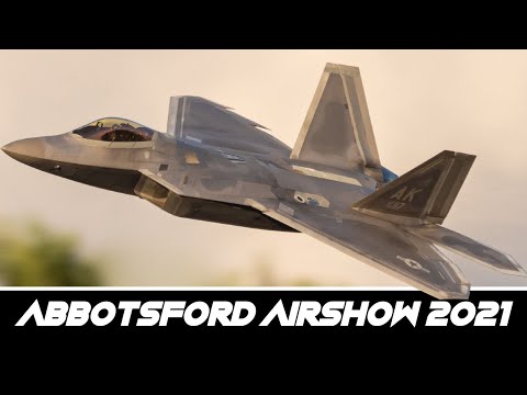 F-22 Raptor Twilight Demo - Abbotsford Airshow 2021 (3D Binaural Audio)🎧
