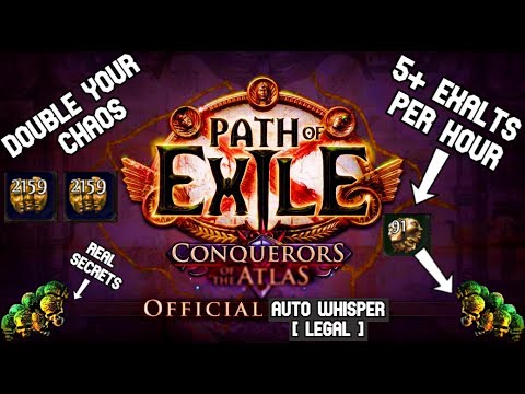 [3.10] POE: Easy Money Making - 5 Exalts PER HOUR - Multi-live search - Auto Whisper
