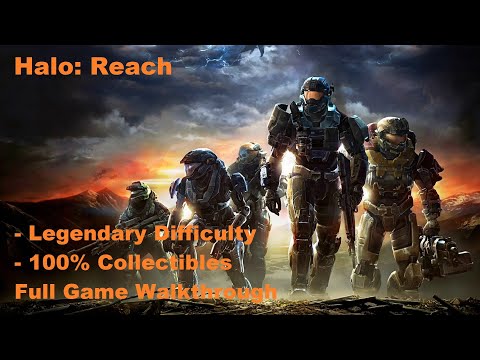 [PC][1440p] Halo: Reach (Legendary Difficulty | 100% Collectibles) - Full Game Walkthrough