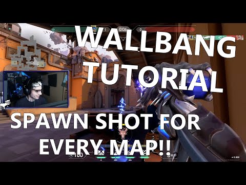 WALLBANG Spawn Shot Tutorial For Every Map! #ITPolar #Valorant
