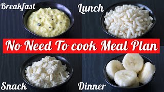 No Need to Cook Meal Plan for 6 to 24Months Babies | Easy Travel Food | Meal Plan with Instant Foods