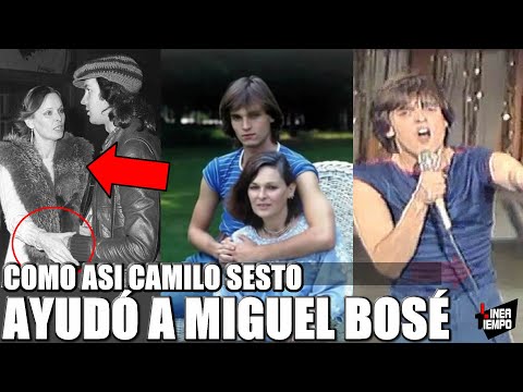 Miguel Bosé and the real reason that motivated Camilo Sesto to help him in music | Documentary