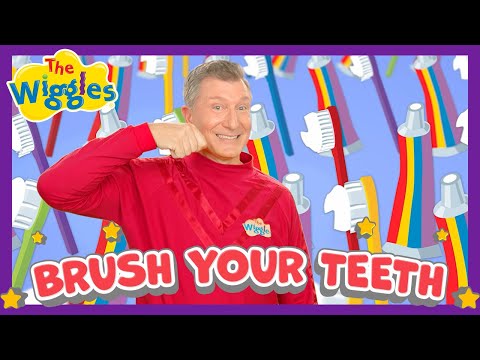 Brush Your Teeth 🪥 Kids Toothbrushing Song with The Wiggles