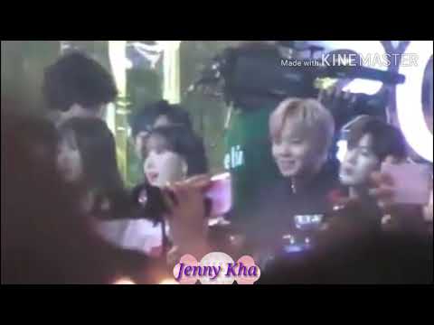 WANNA ONE - Jisung× Jihoon × Sungwoon reaction Twice at MMA 2017 fancam