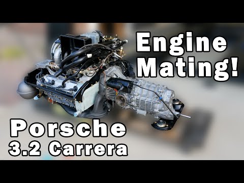Budget eBay Porsche 3.2 Carrera Project Car! #24 - Transmission-Engine Mating and Mail Time!
