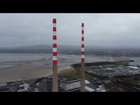 The Iconic Poolbeg Chimneys, Dublin - Drone Footage