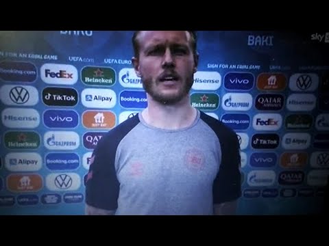 Simon Kjær Italian Interview before Czech Republic - Denmark