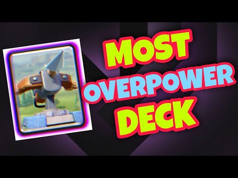 Most overpower deck in clash royale / x-bow / x-bow 3.0 best mid ladder deck