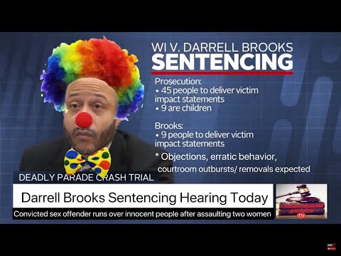 38 min. Of some of the best Courtroom Antics by Darrell Brooks
