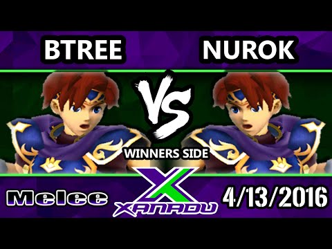 S@X 145 - Btree (Peach, Roy) Vs. Nurok (Falco, Roy) SSBM Tournament - Smash Melee