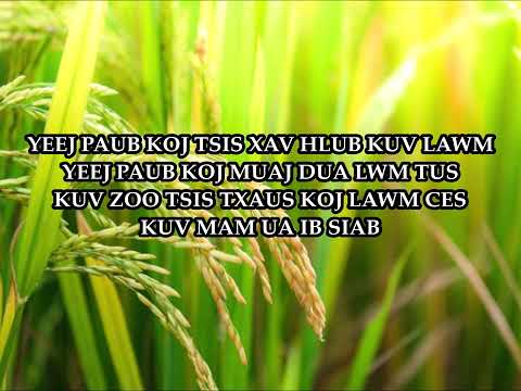 Qhia Qhov Tseeb - Kub Vajloogtsua (Female Karaoke)