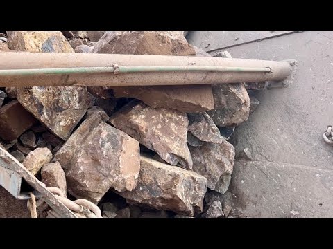 BIG ROCK 🪨 Crusher Machine - FULL Powerfull Process A Giant in Action-Big Rock Crushing