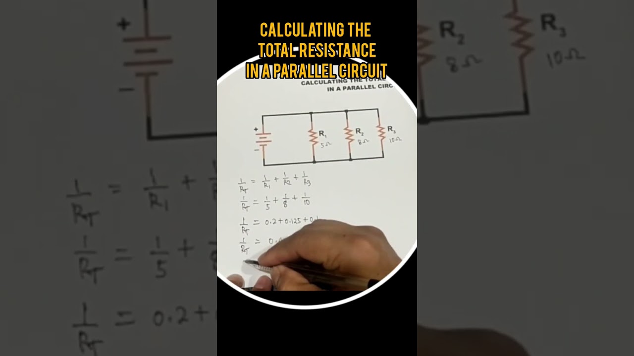 How to calculate the total resistance in a parallel circuit #short #shortvideo #how #howto #trending