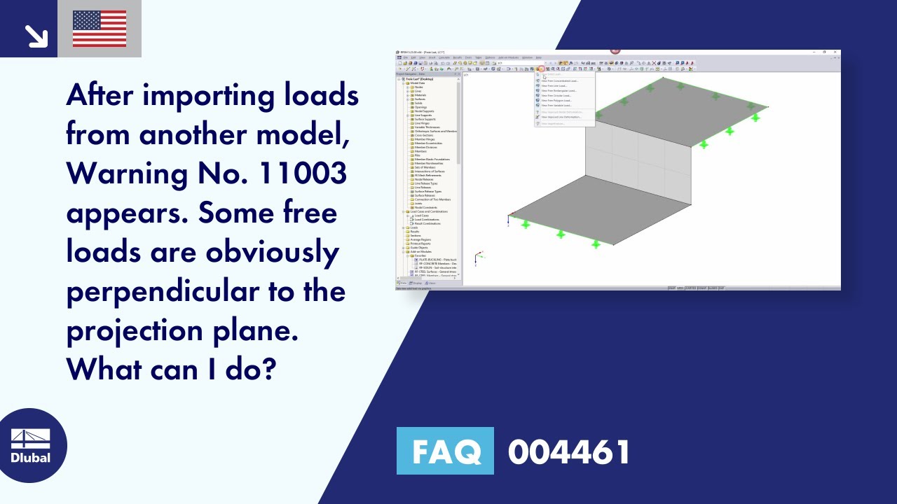 [EN] FAQ 004461 | After importing loads from another model, Warning No. 11003 appears...