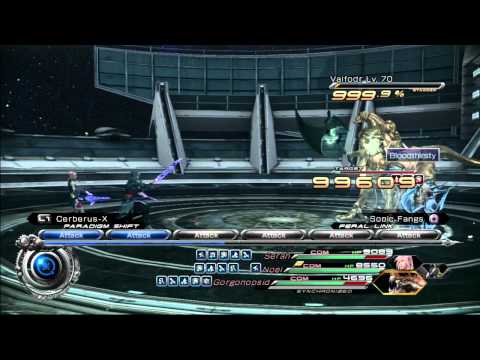 Final Fantasy XIII-2 - Gorgonopsid one-staggers Valfodr Lv. 70