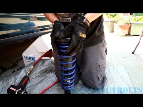 1994-2001 Acura Integra GSR Front suspension H&R lowering spring install part 1