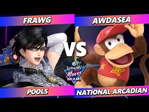 LMM Miami 2023 - frawg (Bayonetta) Vs. AwDaSea (Diddy Kong) Smash Ultimate - SSBU